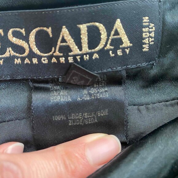Escada Textured Pencil Skirt Size EU34/US0 Career Professional Workwear EUC - Picture 5 of 7